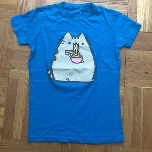 Official Pusheen Eating Ramen Tee